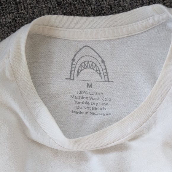 Kids White Graphic T-Shirt - Picture 3 of 5